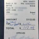 Waitress responds to LOL note, no tip with … THIS